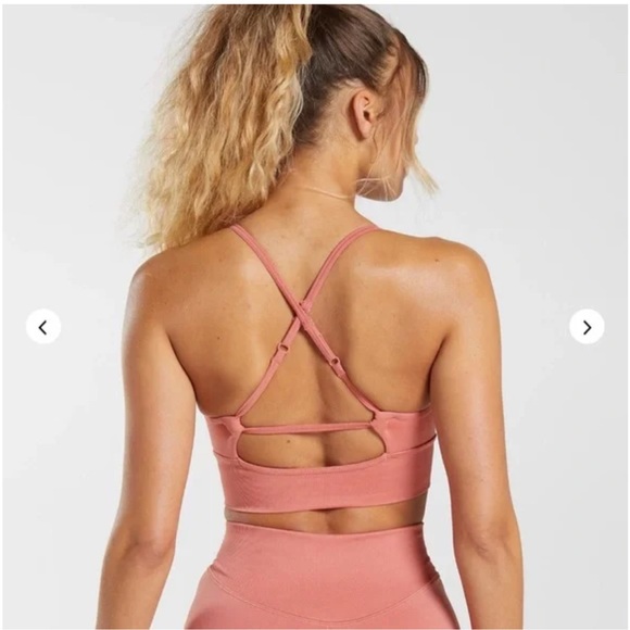 Gymshark sweat seamless longline sports bra! Work out top! - Picture 2 of 5